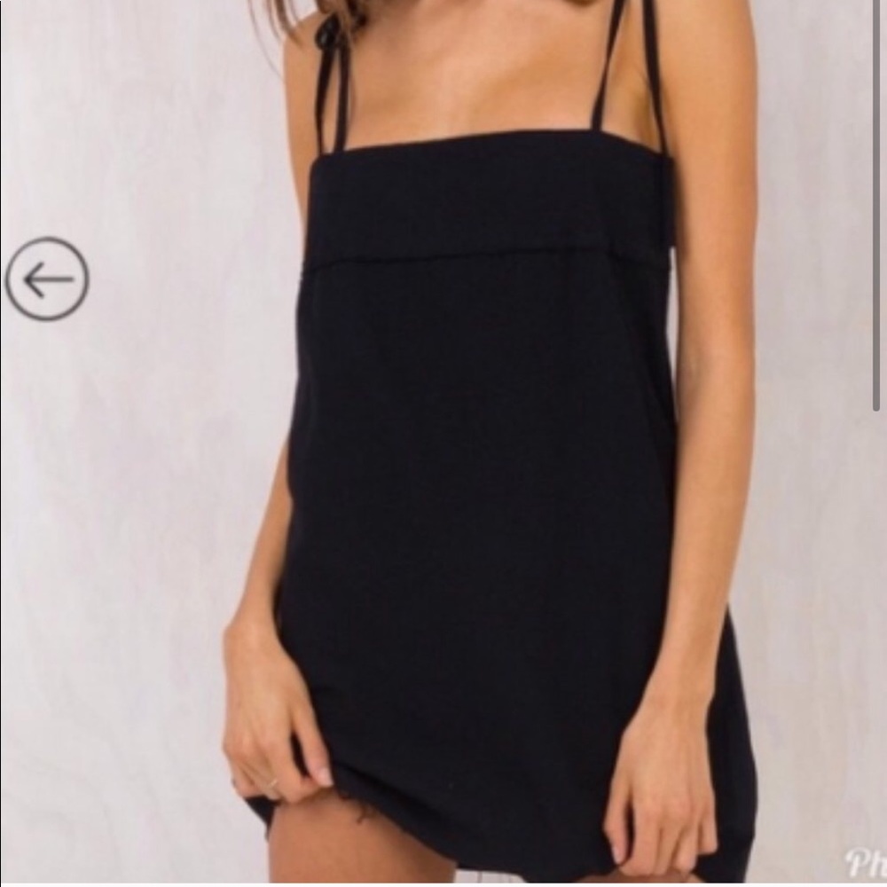 Princess Polly Black Flare Dress